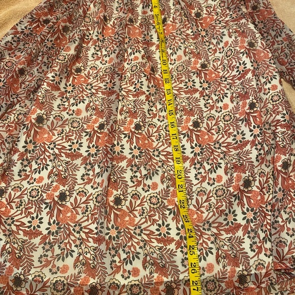 Cruise winter vacation peach pink nude brown Women's almost tunic length top - Picture 8 of 10